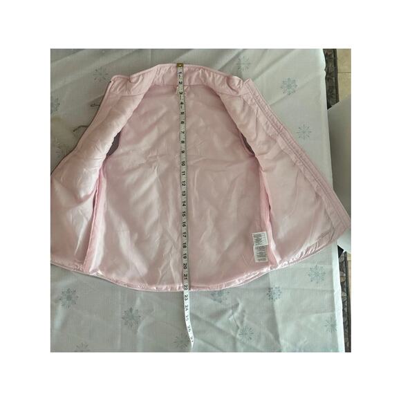 J.Crew Crewcuts Girls Size 8 Quilted Pink Puffer Vest Zip Up Winter Layering - Picture 15 of 16
